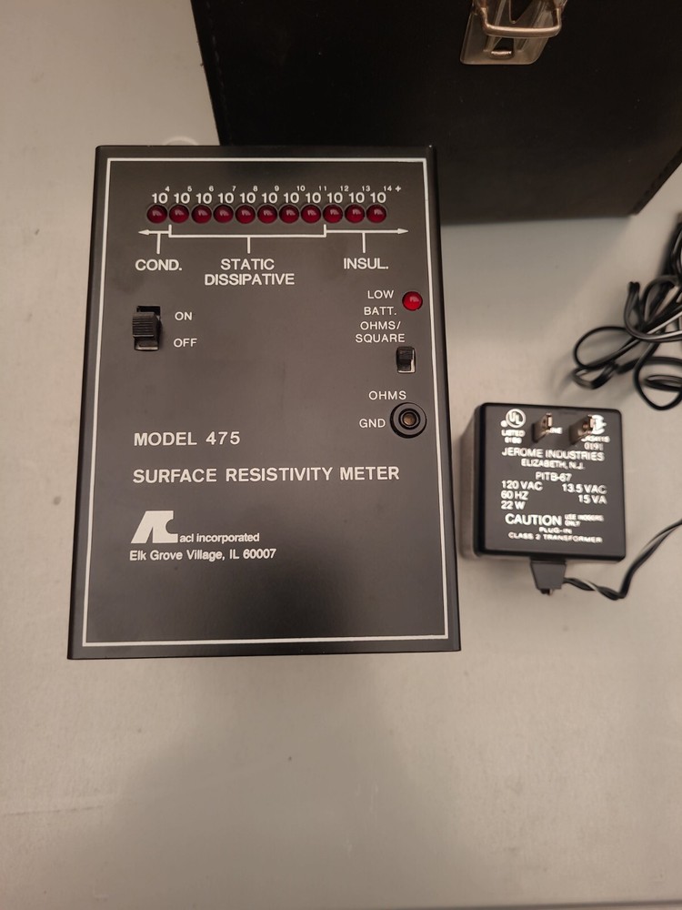 ACL MODEL #475 SURFACE RESISTIVITY METER IN CASE