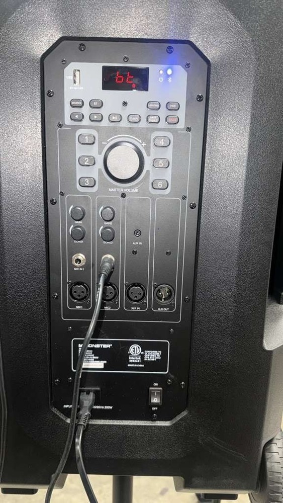 Monster X6 All-in-One PA Bluetooth Speaker System