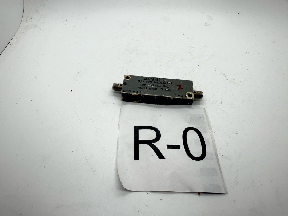 M/A-COM MA981C Microwave RF Amplifier Linear Amp 96342