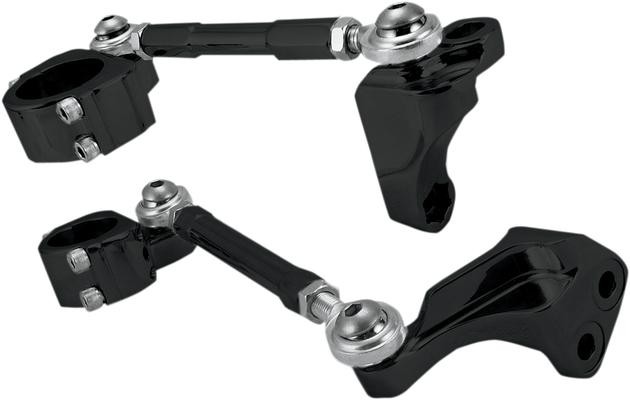 Alloy Art Combi Stabilizer Kit Black #DC-1 Harley Davidson Dyna without ABS