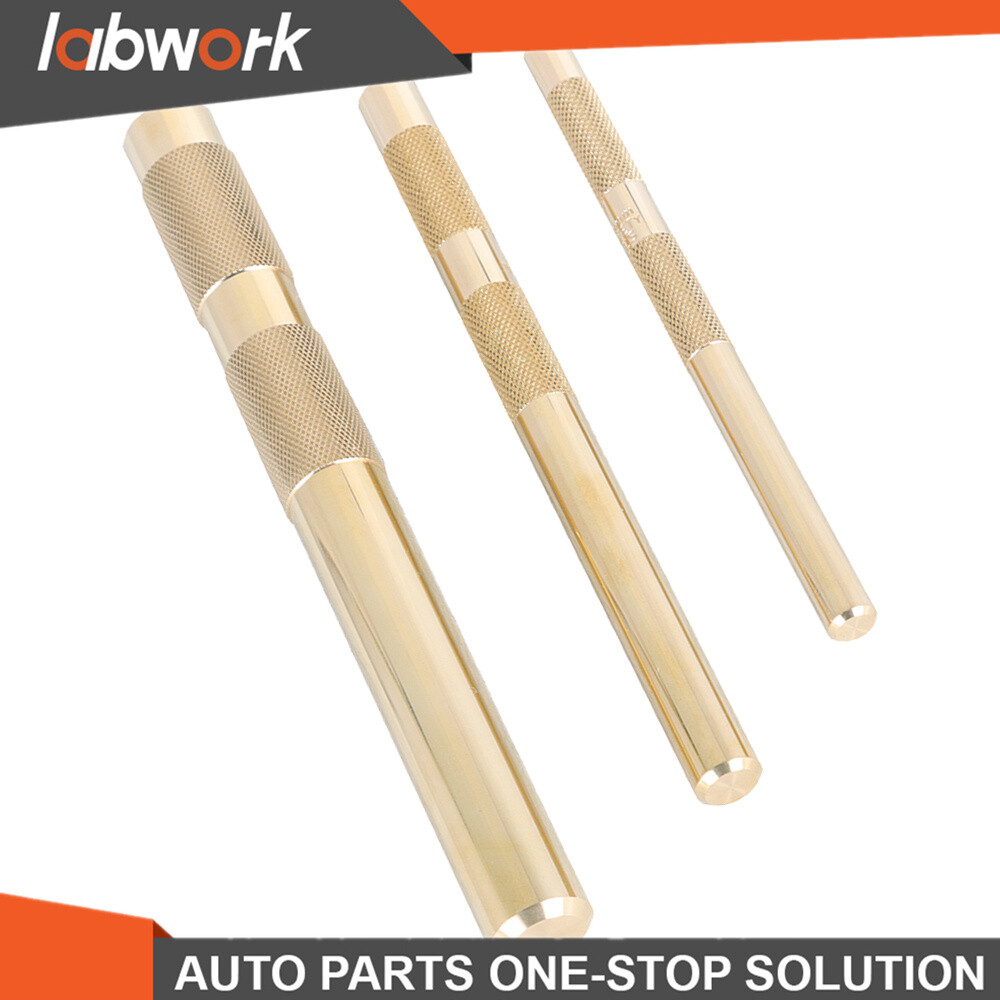 Labwork 3 Pcs Brass Drift Punch Set 3/8" to 3/4" Replace for 61360