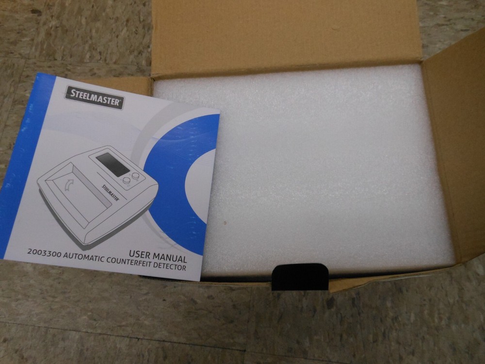 Steelmaster. 2003300 Automatic Counterfeit Detector - NEW