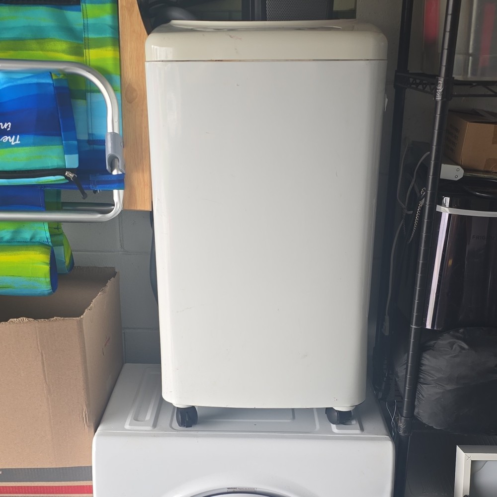 Portable Top-Loading Washing Machine White Compact Mini Small Laundry Appliance