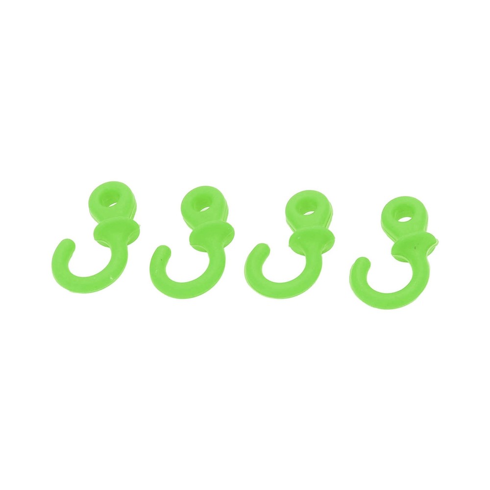 Green 4Pcs Archery Bow String Silencers Monkey Tail Compound Bow String WT