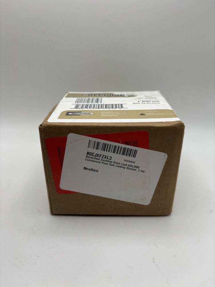 Guardian Drain Lock GDL2000 2” Backflow Preventer w/ SS Strainer New