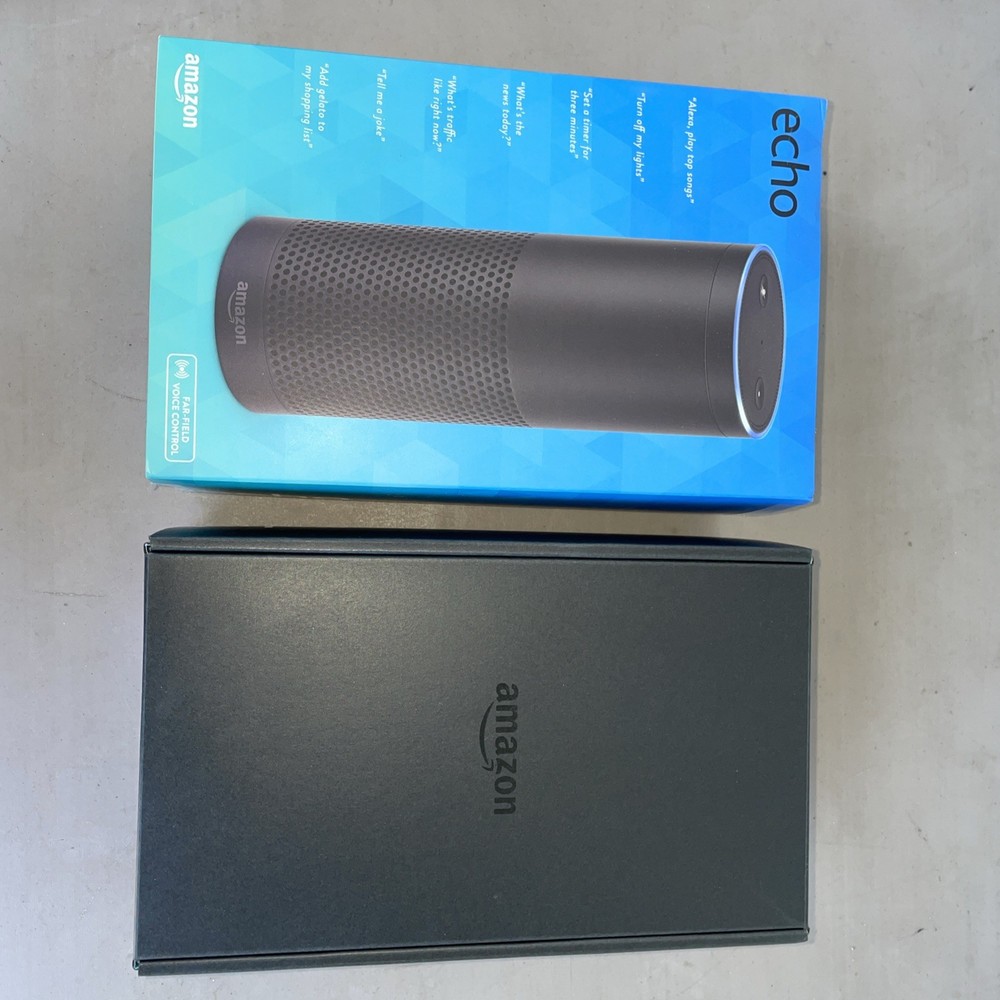 Amazon Echo Plus (1st Generation) Smart Speaker - Black w/box B053