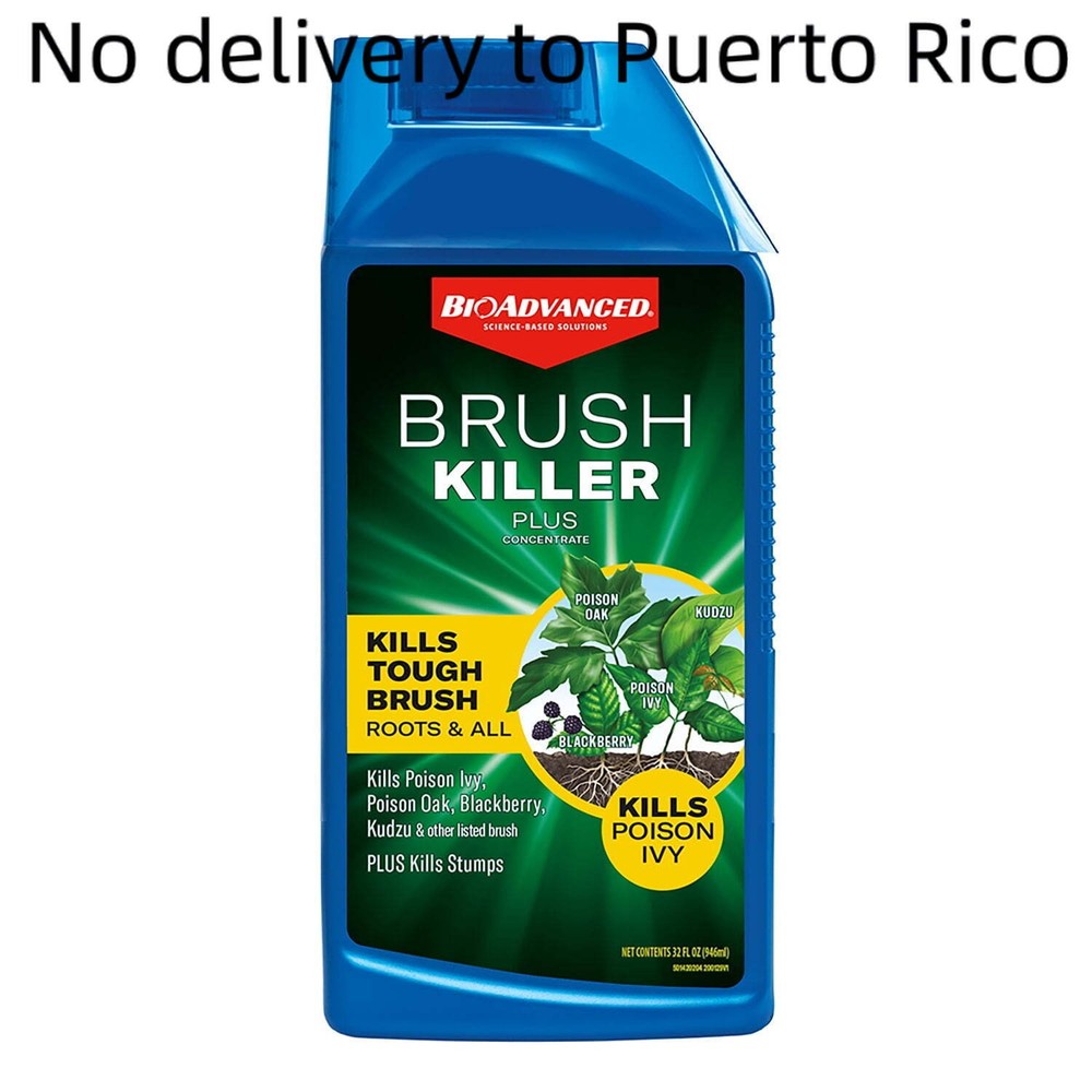 BioAdvanced Brush Killer Plus, Concentrate, 32 oz, 4,000 Sq Ft