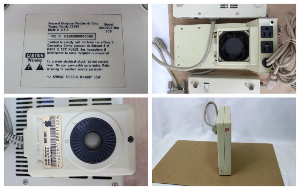 Vintage Apple Macintosh Plus 1MB Computer M0110 Mouse -NO Keyboard Disk 4 REPAIR