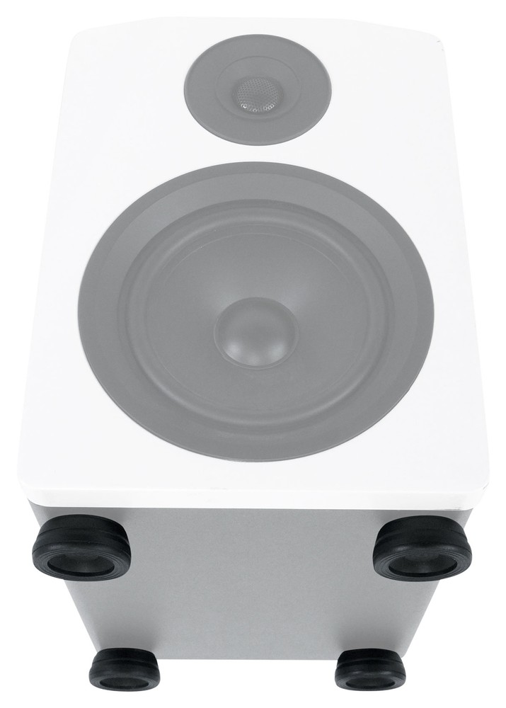 (2) JBL 306P MkII 6" 2-Way Powered Studio Reference Monitors+Isolation Feet Pads
