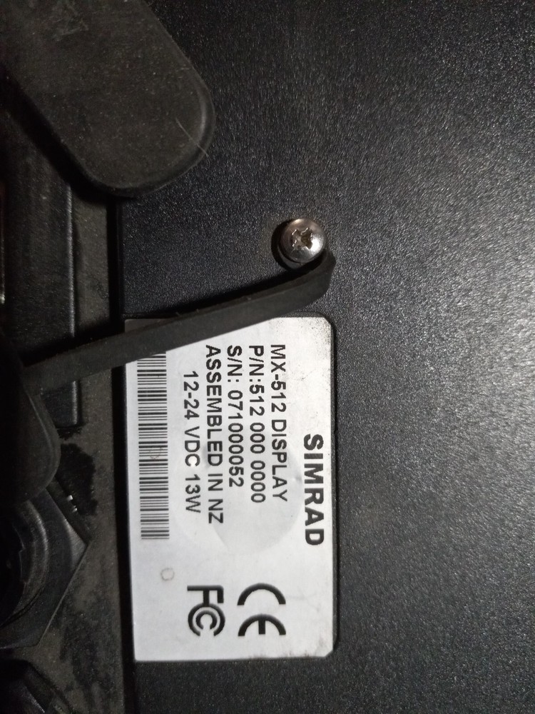 SIMRAD MX512 Navigation System Display 12-24 VDC 13W 5120000000