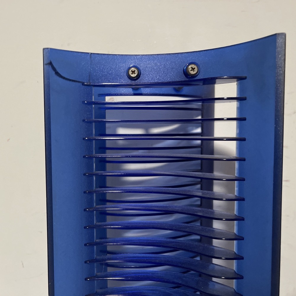 ATLANTIC 25 CD Blue Tower Rack Storage Holder Organizer #02 (Approximately 16")
