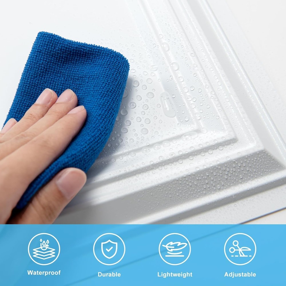 Drop Ceiling Tiles 48x24, Decorative PVC Ceiling Panels, Waterproof Rustproof...