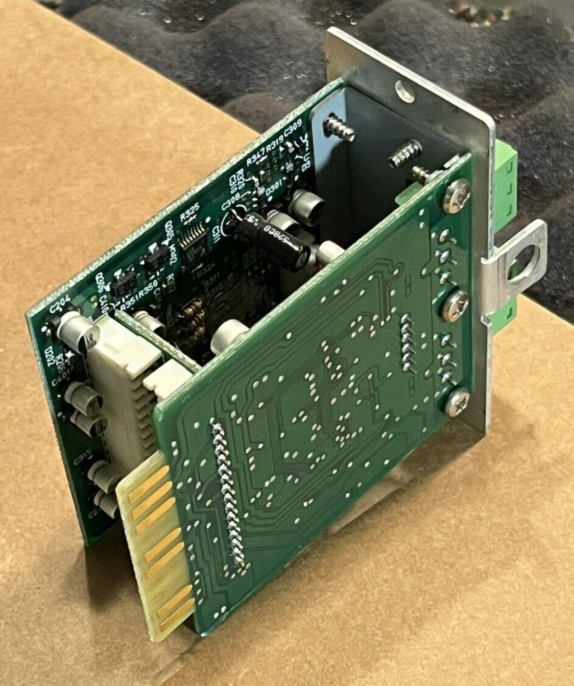 (1) TOA D-001T Dual Mic/Line Input Module. TESTED. FULLY FUNCTIONAL.