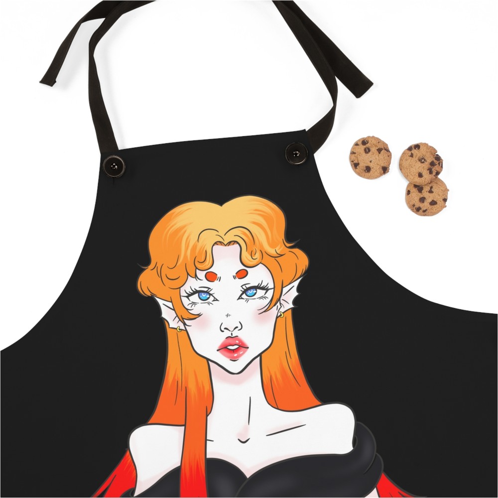 Anna | Black | Apron (AOP)