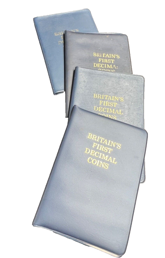 Coins in Wallets x 4 Sets Uncirculated