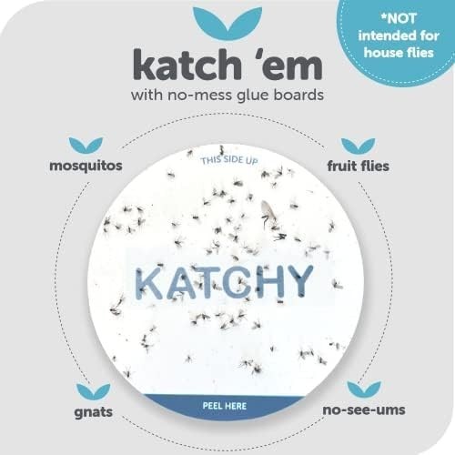 4 Pack Glue Board Refills for Katchy Trap – Effective Insect Control Solution