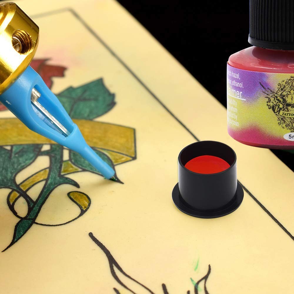 Durable 1000Pcs Disposable Tattoo Ink Caps - Three Sizes for Every Need
