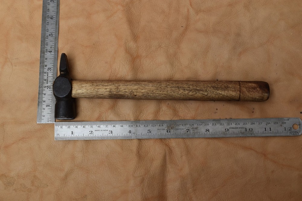 Blacksmith iron Hammer Handmade Wood Working double Head Tinsmith Hammer Tool