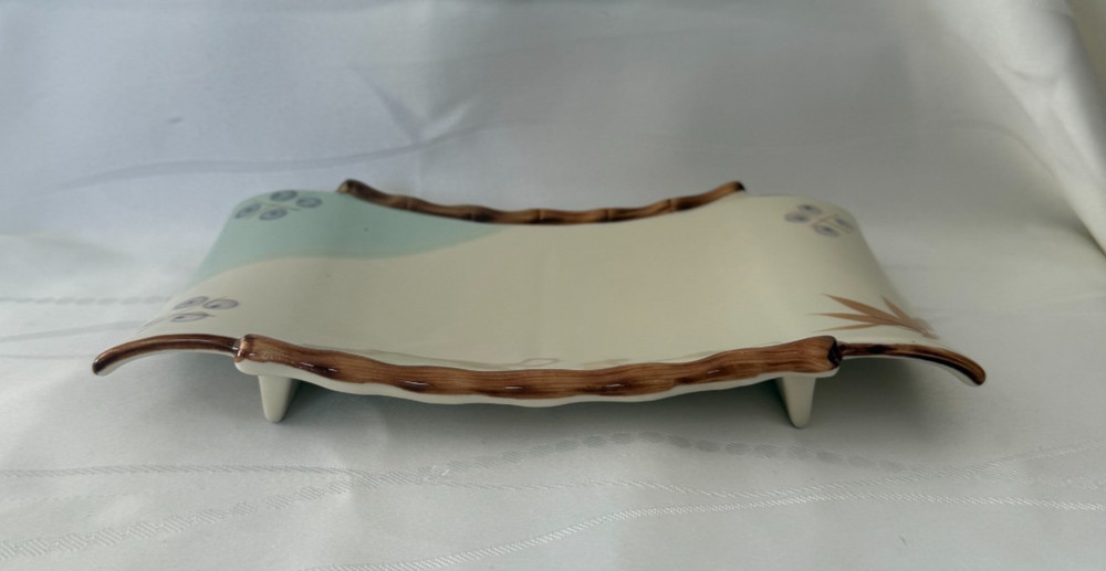 Gao Dang Porcelain Bamboo Edge Rectangular Platter
