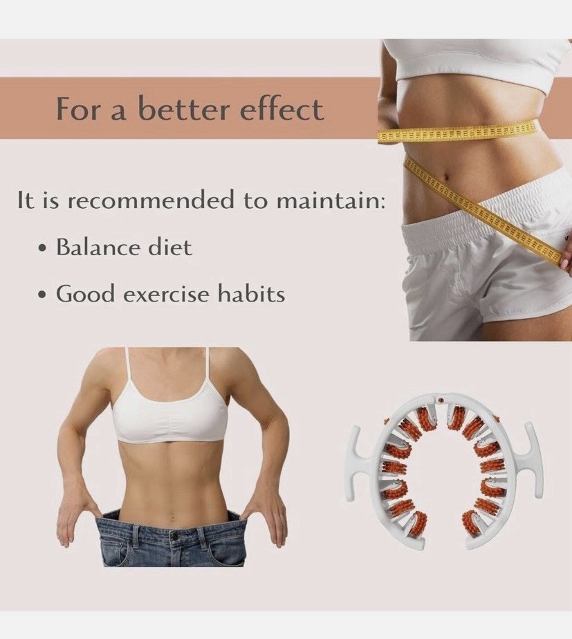 Cellulite Massage Roller - Lymphatic Drainage Massager with Detachable Roller...