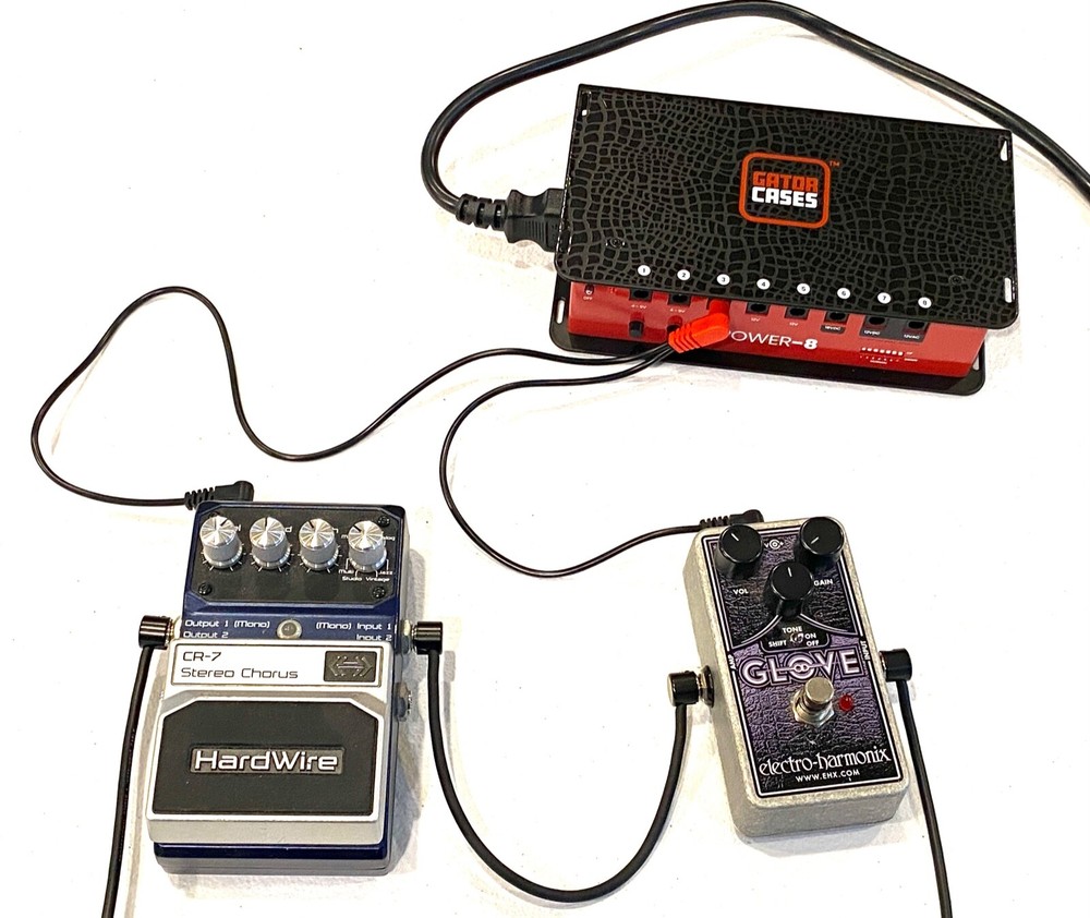 (2) Pack 2-Way Split Effects Pedal DC Power Cables for ONE SPOT CS6 Power Supply