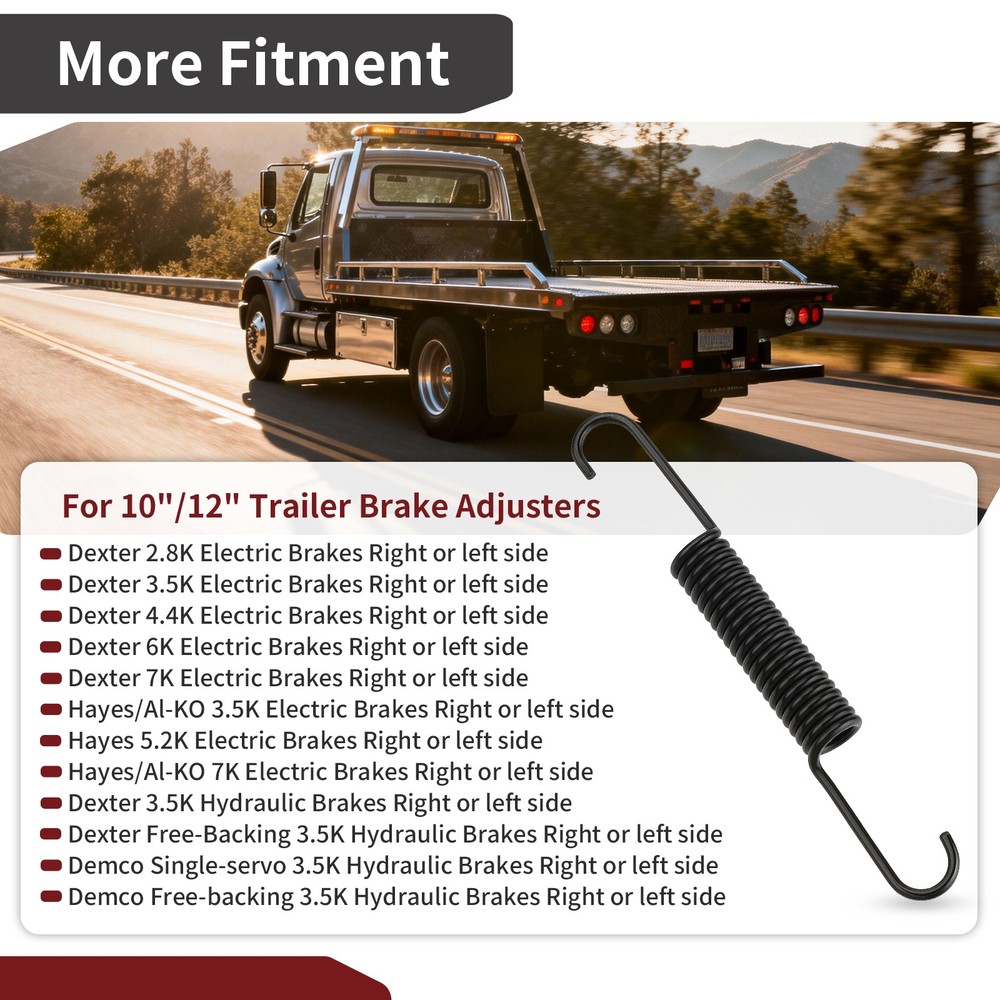 10"/12" Trailer Brake Adjuster Springs Set For Dexter For Hayes Electric Brakes