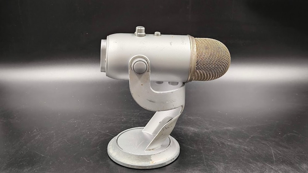 Blue Yeti Microphone Used Working Silver
