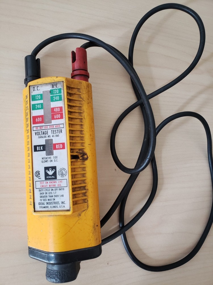 IDEAL VOLTAGE TESTER 61-065 Used and Tested