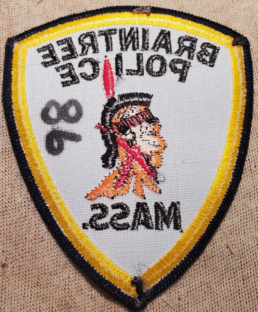 MA Braintree Massachusetts Police Shoulder Patch