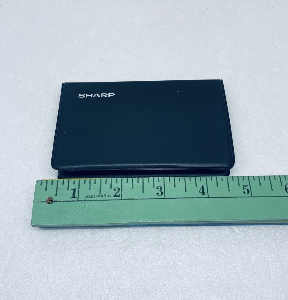 Sharp Electronic Organizer Memo Master EL-6061 Handheld Calculator Works C3