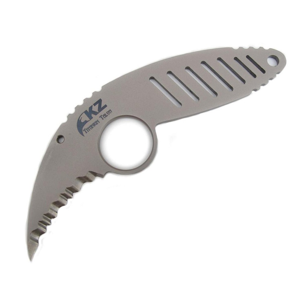 KZ Titanium Talon 2" Serraed Edge