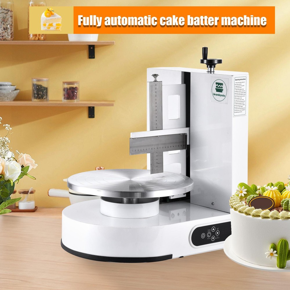 Automatic Cake Cream Spreading Coating Smearing Machine 110V Decorating Spreader