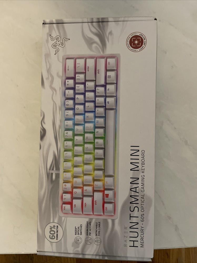 Razer Huntsman Mini Mercury Edition - 60% Optical