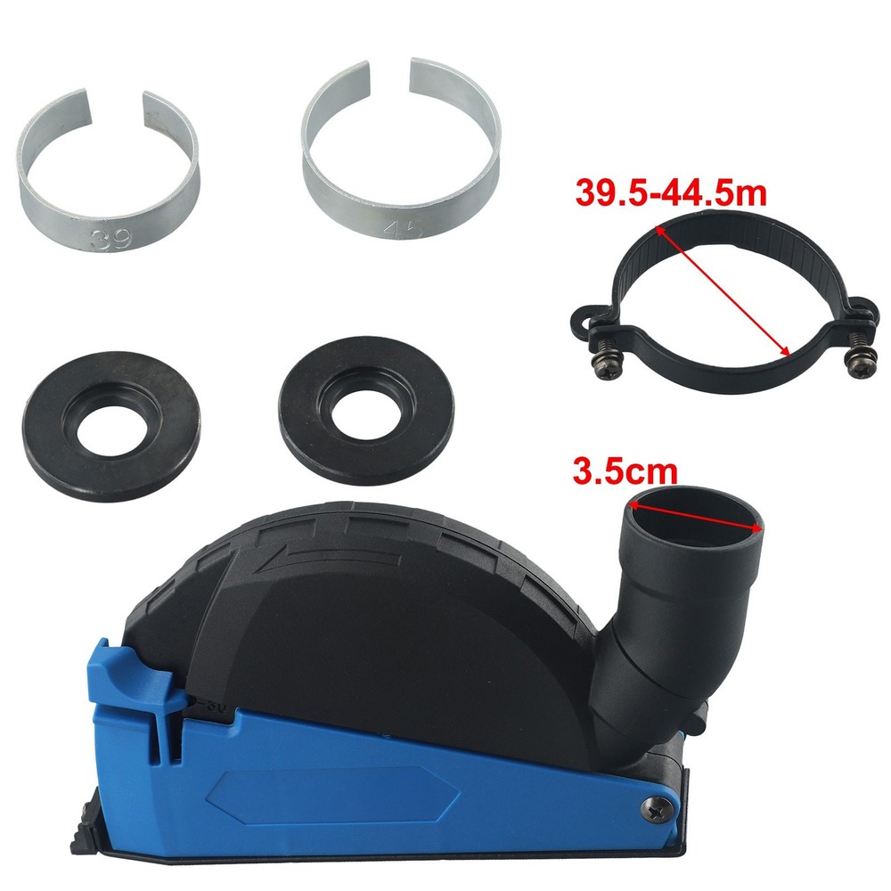 Heavy duty Slotted Dust Shroud for Angle Grinder Enhanced Dust Control System