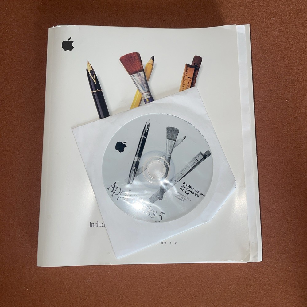 AppleWorks 5 Software Version 5.0.3 MAC Windows