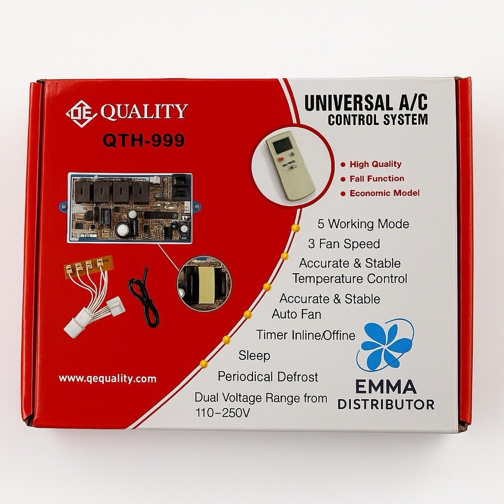 Universal AC Control System With Remote,Transform & Sensor For Mini-Split System