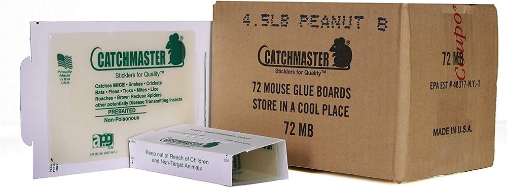 Mouse Insect Glue Boards 72mb Mice Roach Spider Flea Sticky Trap"