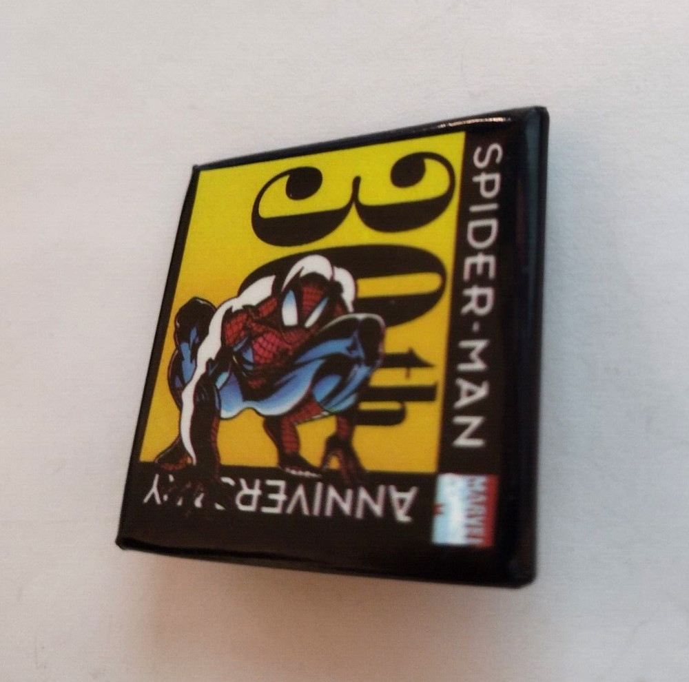 Spider-Man 30th Anniversary Square Badge Pin