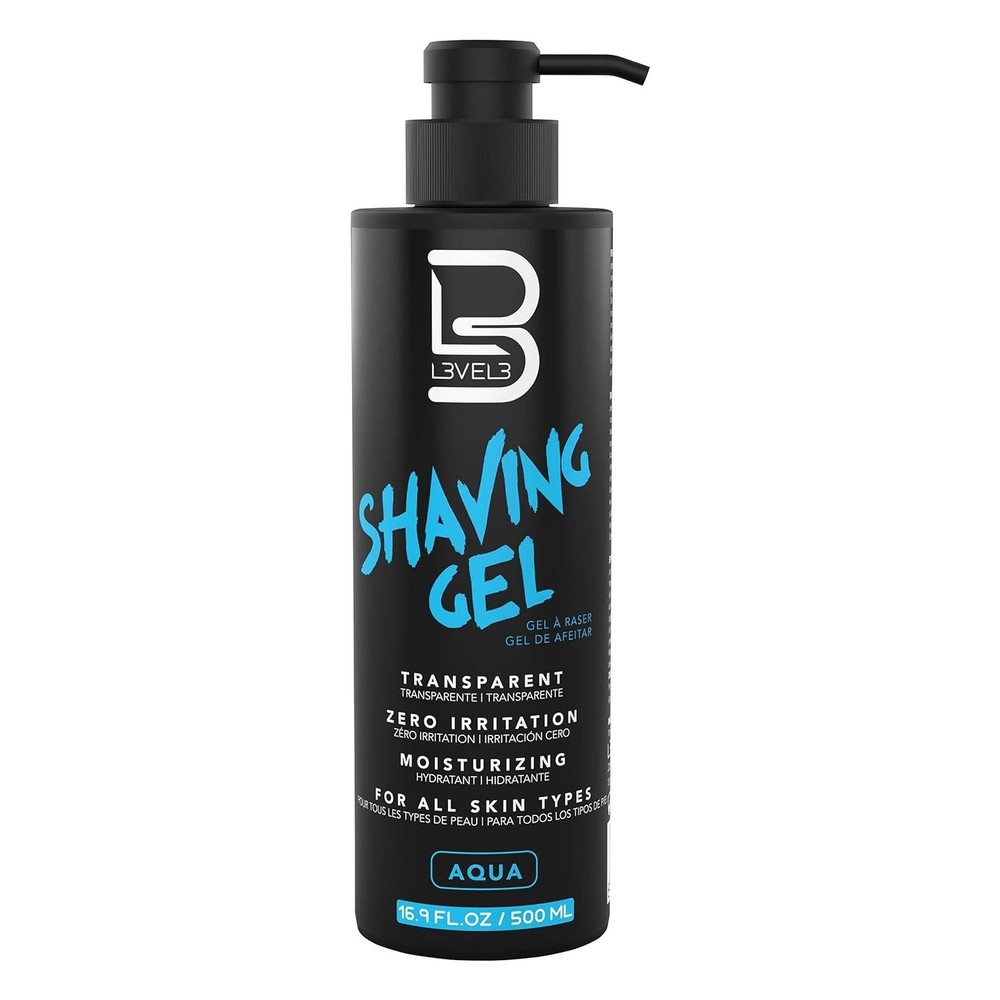 L3VEL3 Aqua Shaving Gel 16.9 oz