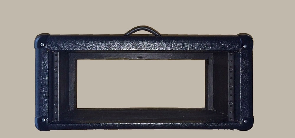 Rack Case Modern - 4U x 16" Tolex Studio Rack Case Plastic Corners and Rivets
