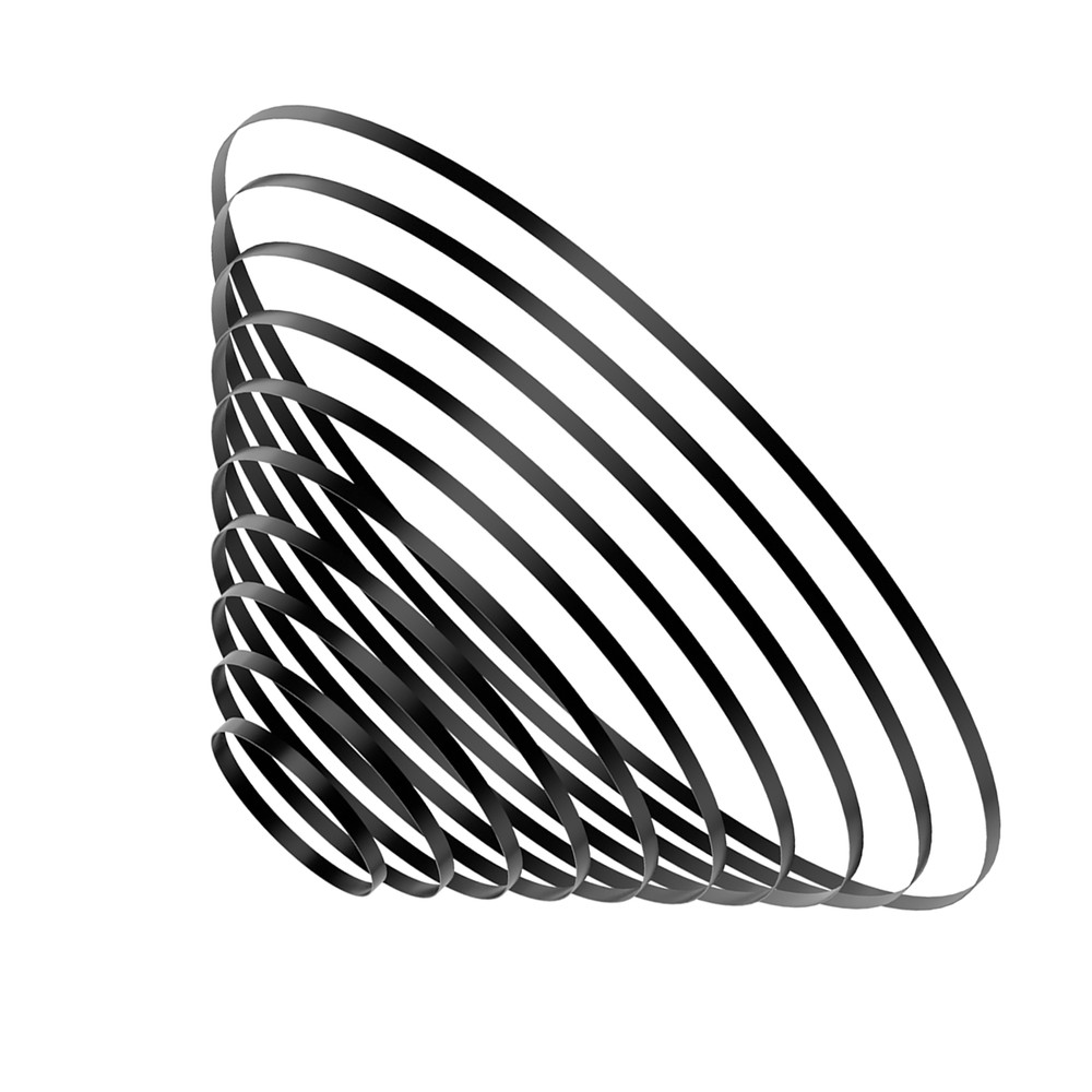 10pcs Premium Turntable Belt Different Specifications Rubber Belt Replace