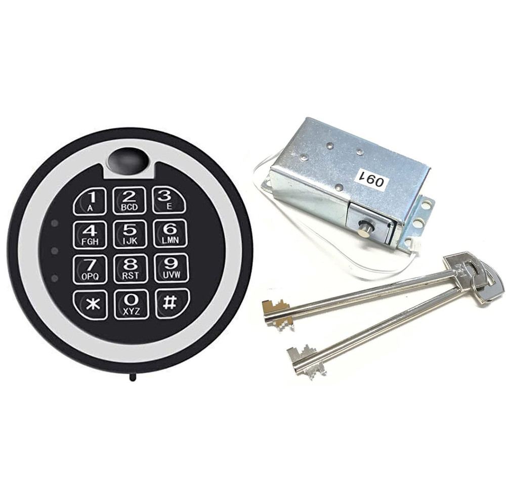 Replace Mesa MSL500 Electronic Safe Lock 2 Master Keys Solenoid Safe Lock