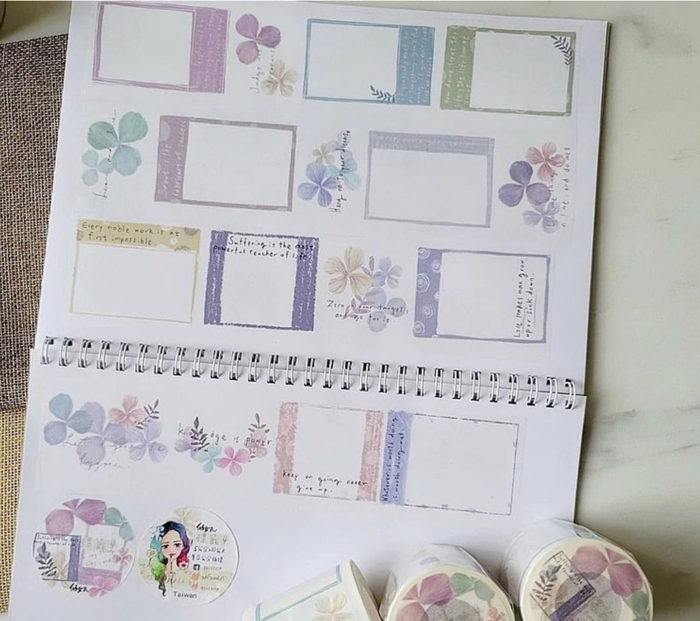 Fairy Maru Label 4 Frames Matte PET Tape SAMPLE LOOP