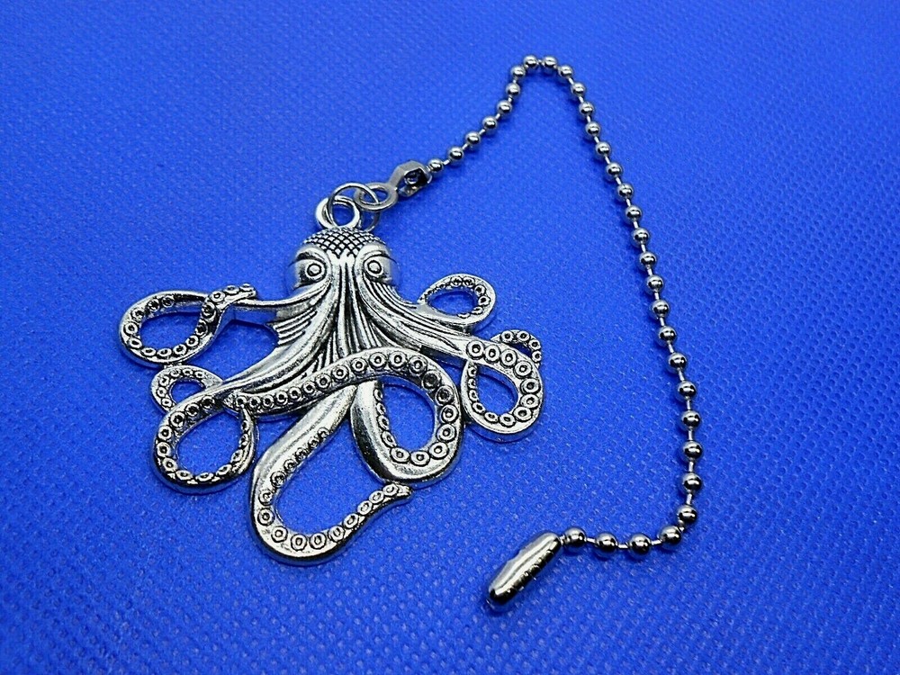 Octopus Sea Shore Ceiling Fan/Light Pull