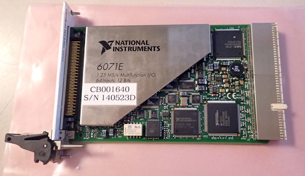NATIONAL INSTRUMENTS NI PXI-6071E ANALOG INPUT MULTI-FUNCTION I/O DAQ MODULE