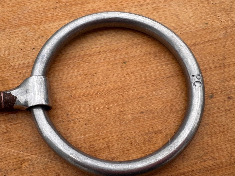 Professional's Choice Loose Ring Snaffle w 3 Piece Dog Bone Mouth Copper Roller