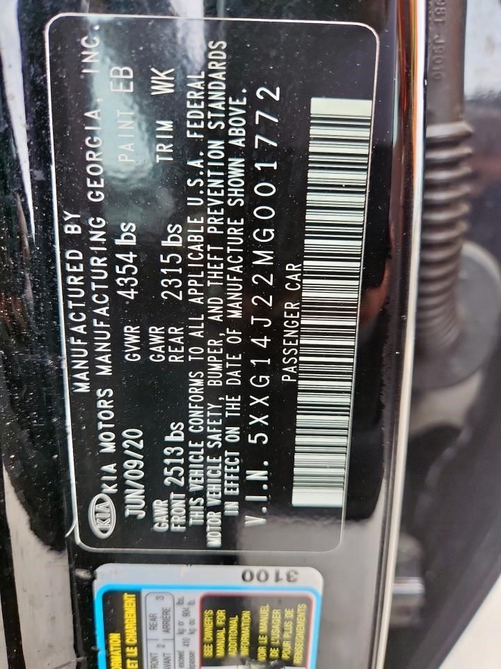 Camera/Projector Camera Front Windshield Mounted Fits 21-23 K5 353269