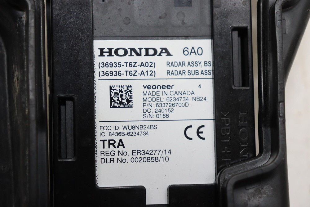 2017 - 2026 HONDA RIDGELINE REAR LEFT BLIND SPOT RADAR SENSOR MODULE UNIT OEM