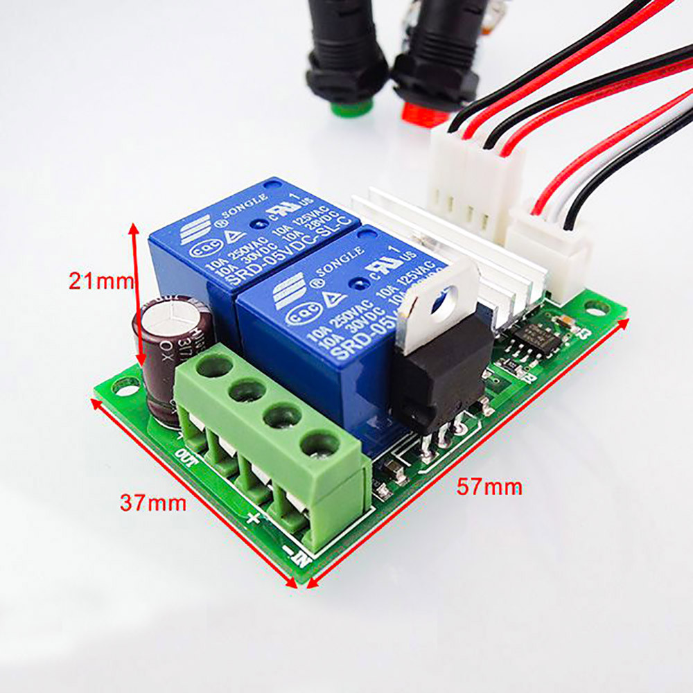 PWM DC 6V-24V Motor Speed Controller Regulator Reversible Forward Reverse Switch