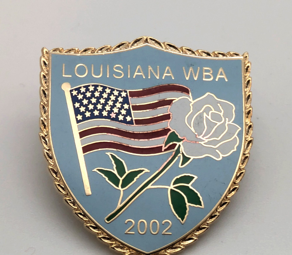 Louisiana WBA Womens Bowling Association 2002 Lapel Pin